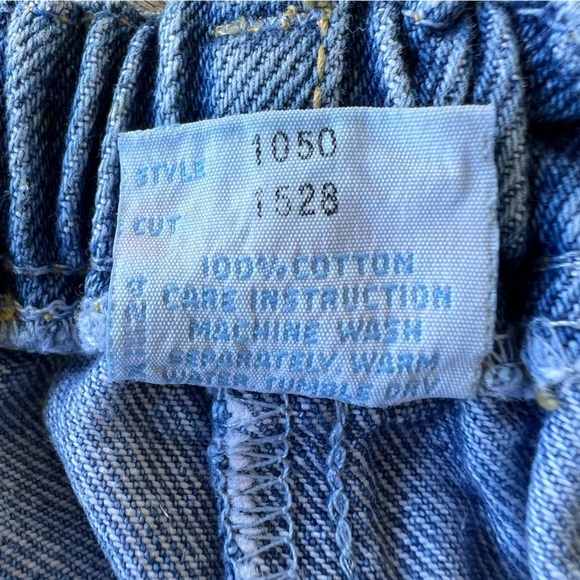 Vintage Baby Guess Jeans Denim Mini Skirt Made in USA Talon Zip 4Y Elastic Waist - Picture 13 of 13